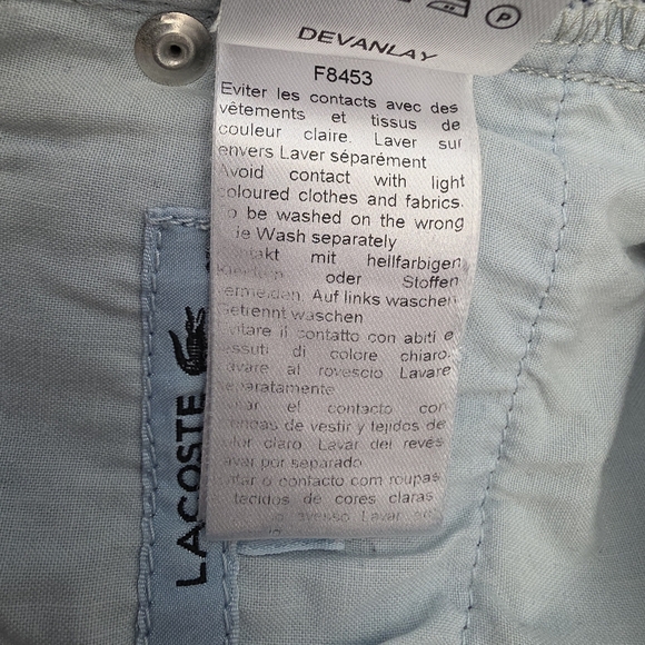 Lacoste Mid Rise Skinny Dark Denim Jeans Sz 27 - Picture 16 of 16